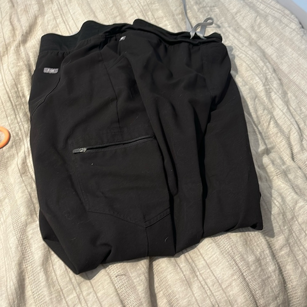 Figs XXL black scrubs pants